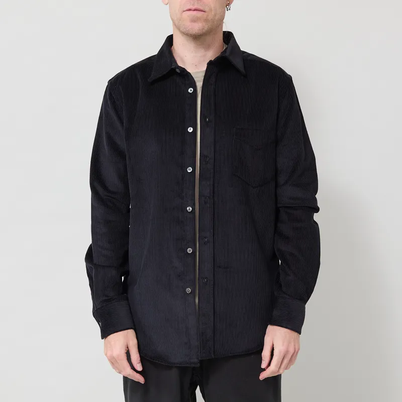 Portuguese Flannel Lobo Shirt Black