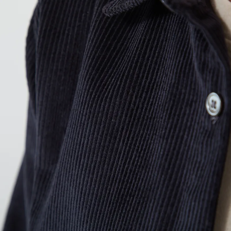 Portuguese Flannel Lobo Shirt Black-6