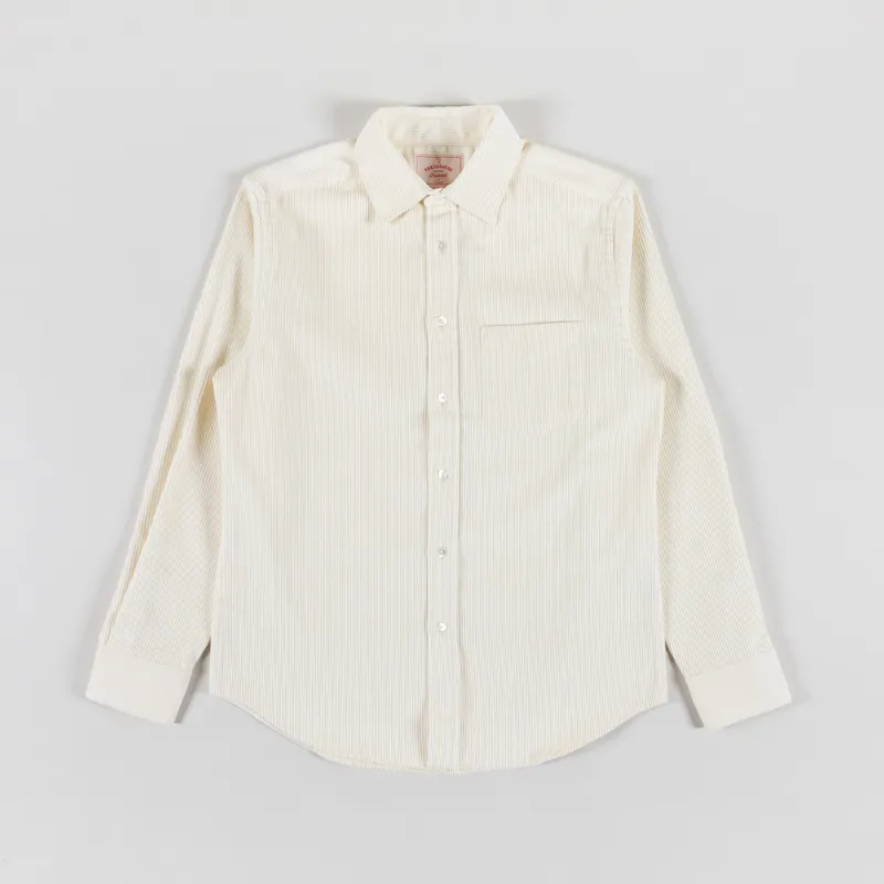 Portuguese Flannel Lobo Shirt Ecru