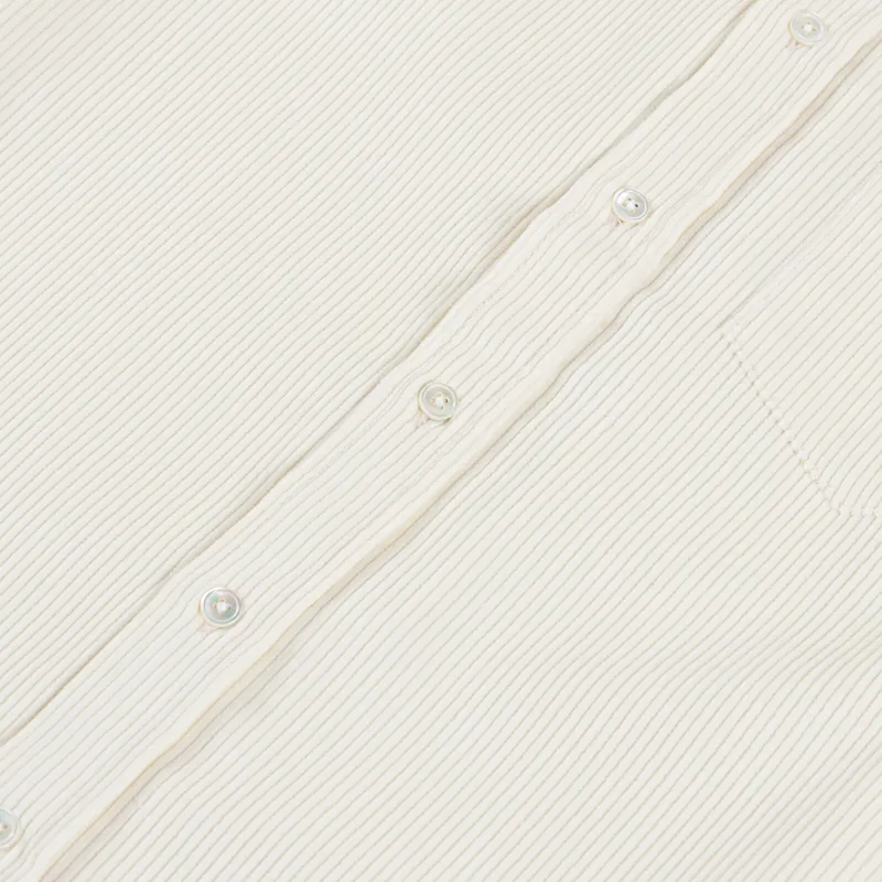 Portuguese Flannel Lobo Shirt Ecru-5
