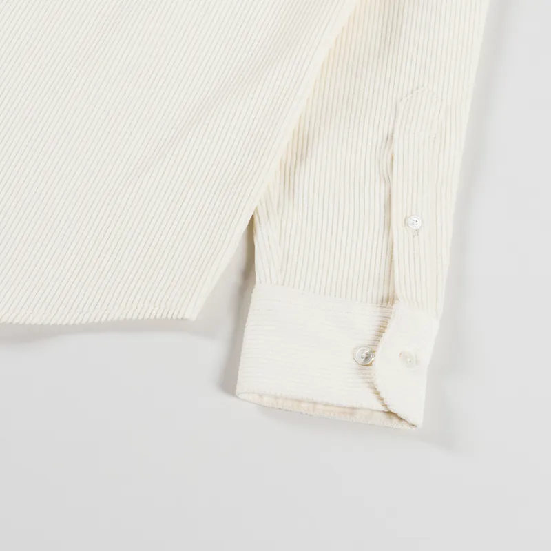 Portuguese Flannel Lobo Shirt Ecru-8