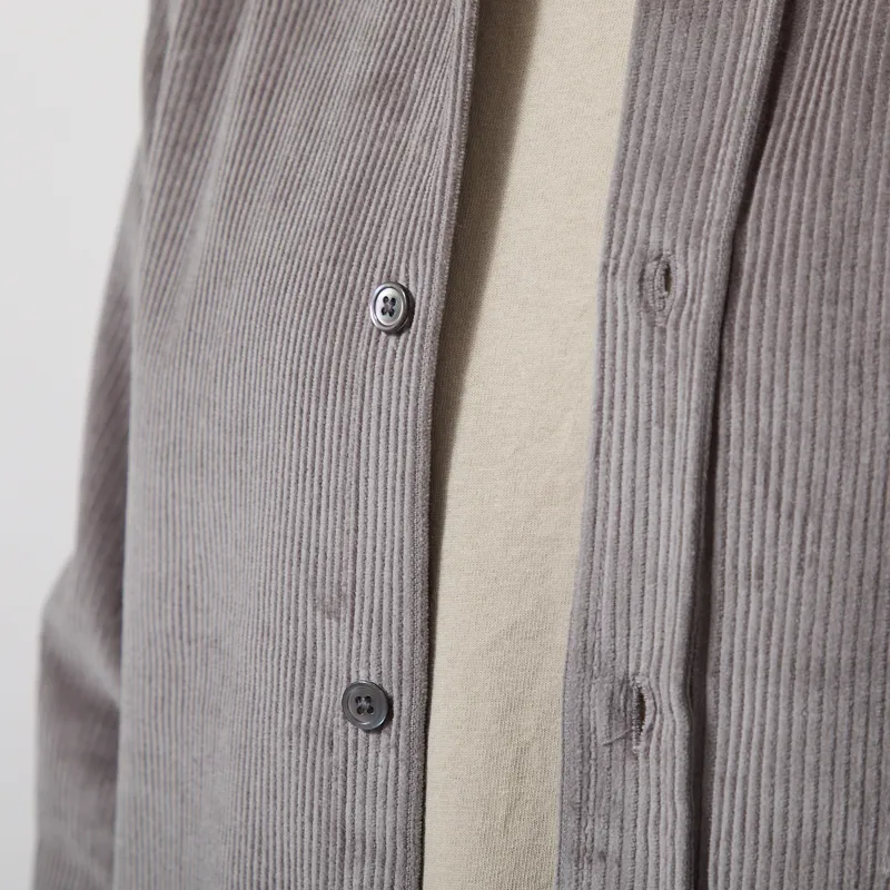 Portuguese Flannel Lobo Shirt Grey-5