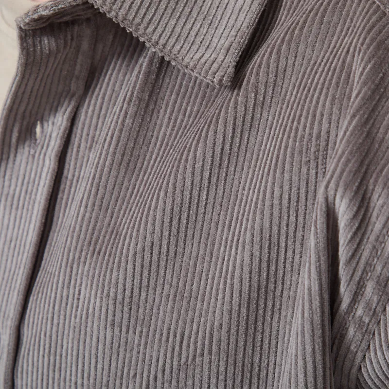 Portuguese Flannel Lobo Shirt Grey-6