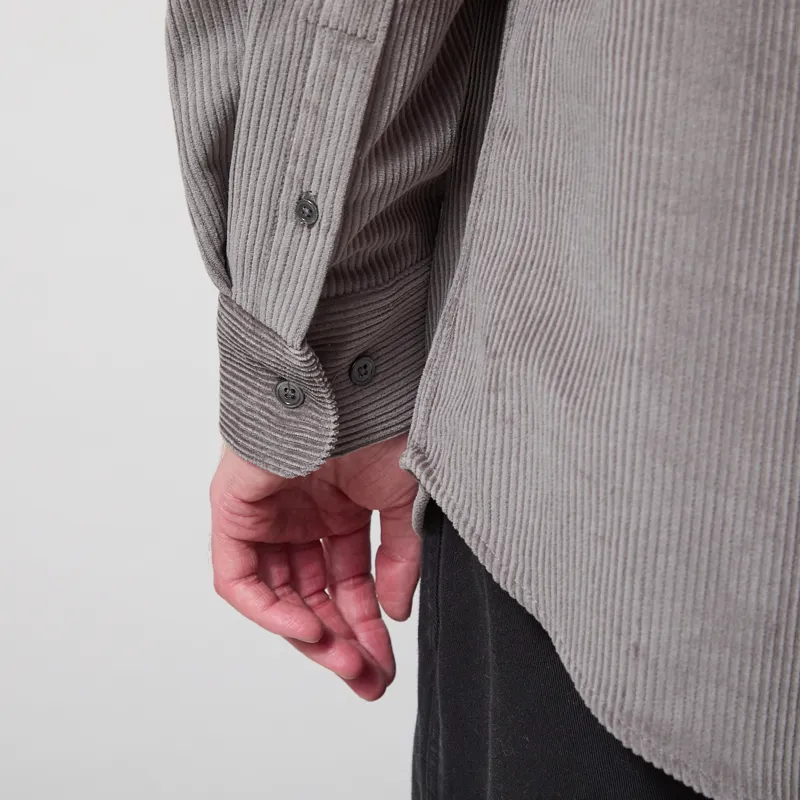 Portuguese Flannel Lobo Shirt Grey-8