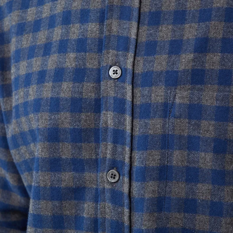 Portuguese Flannel Aquila Shirt Blue-4