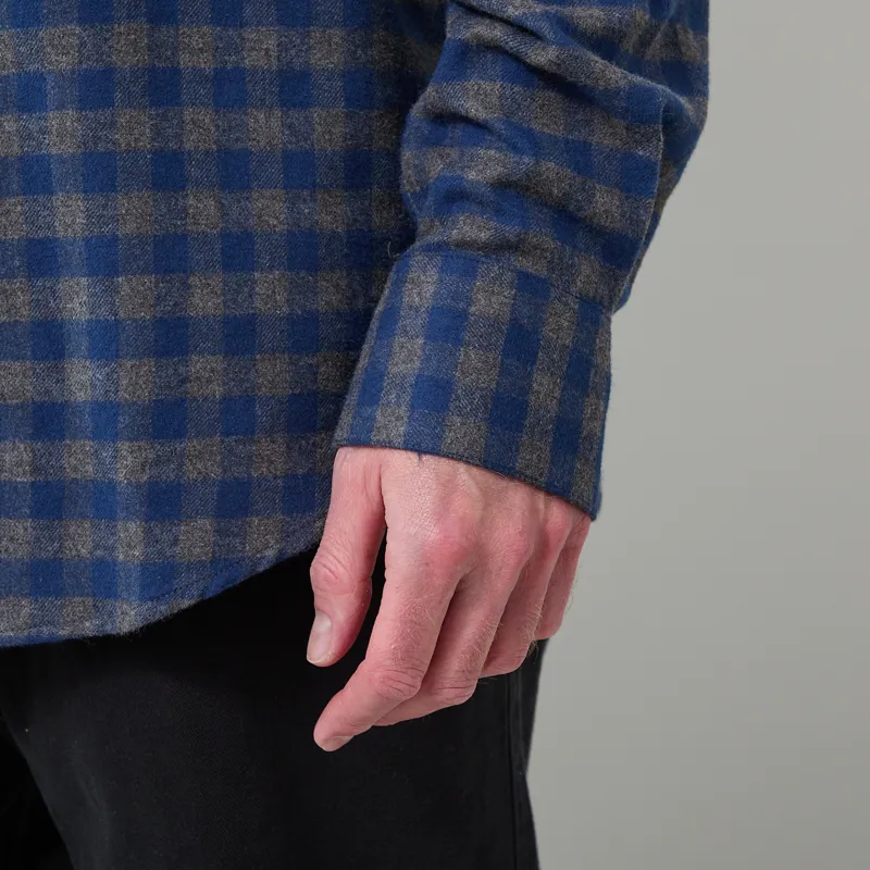 Portuguese Flannel Aquila Shirt Blue-6