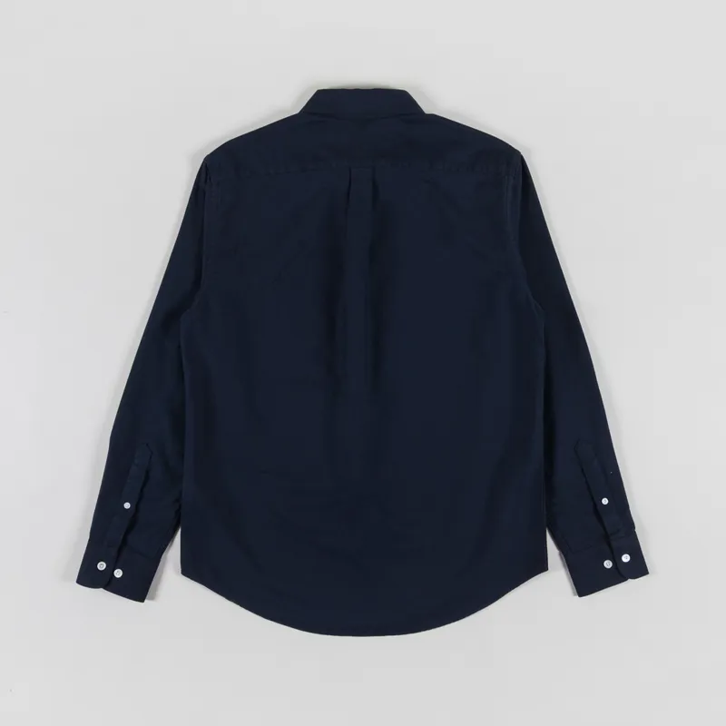 Portuguese Flannel Bellavista Shirt Navy-1