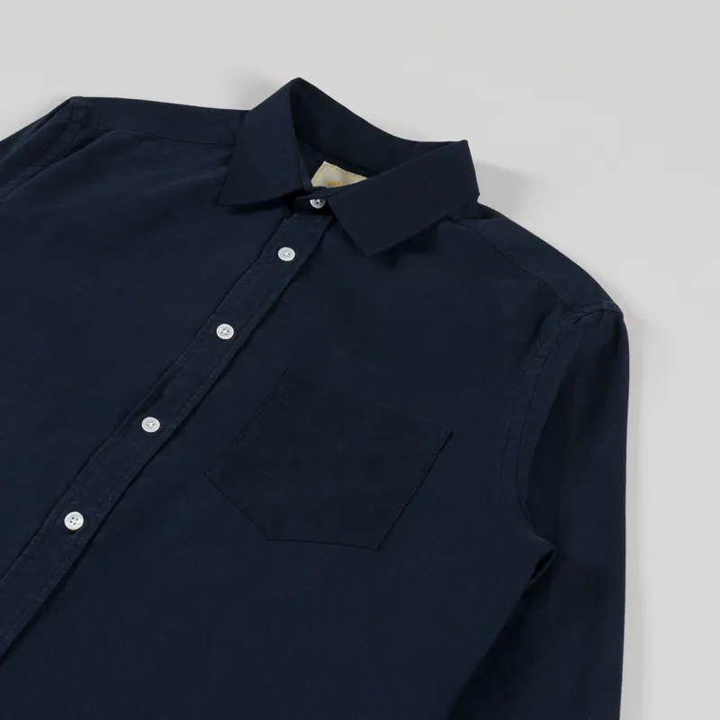 Portuguese Flannel Bellavista Shirt Navy-2
