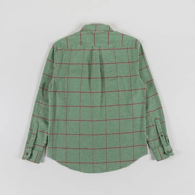 Portuguese Flannel Brook Shirt Green-1