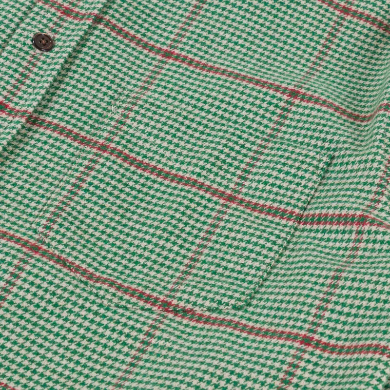 Portuguese Flannel Brook Shirt Green-6