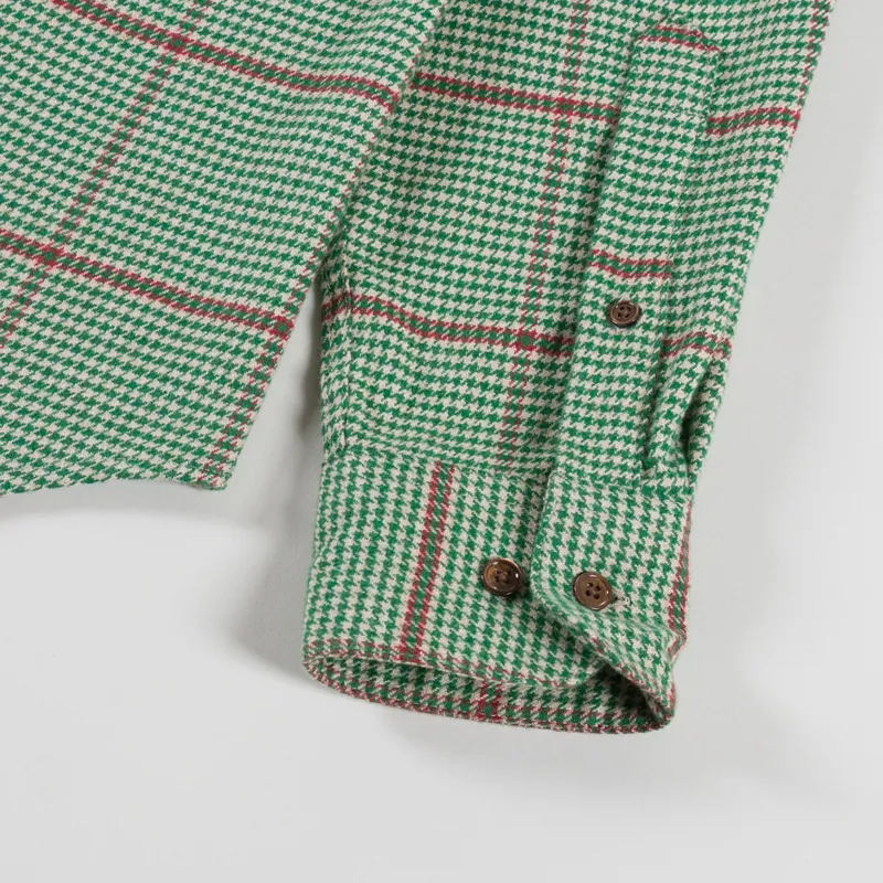 Portuguese Flannel Brook Shirt Green-8