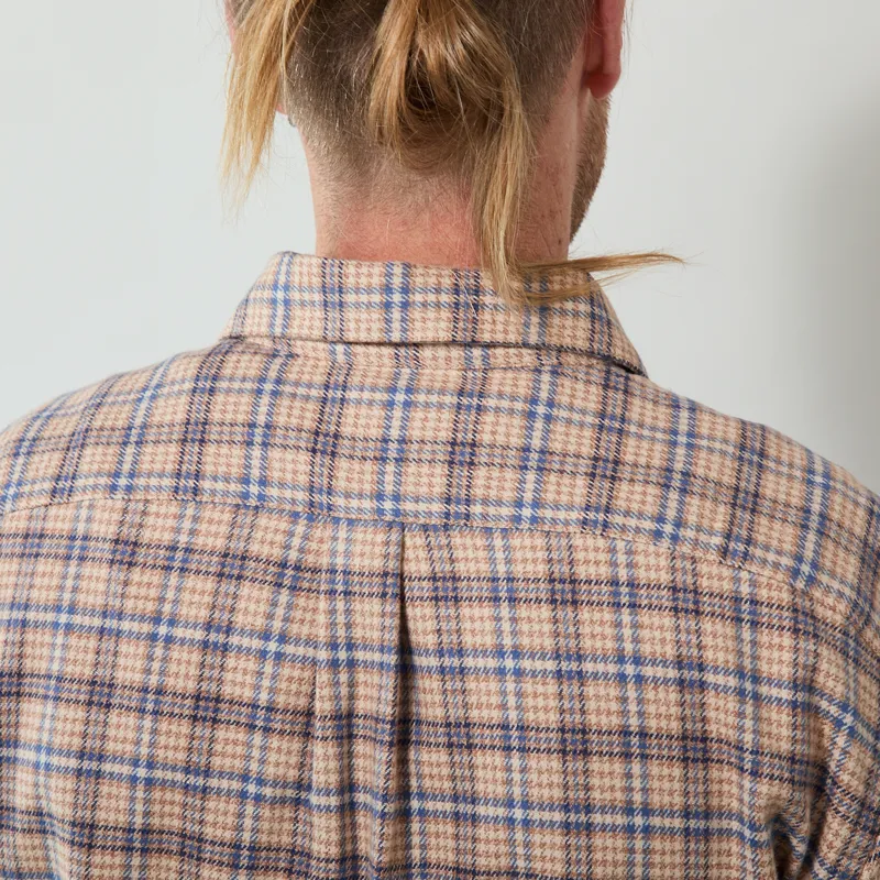 Portuguese Flannel Cedar Shirt Brown Blue-4