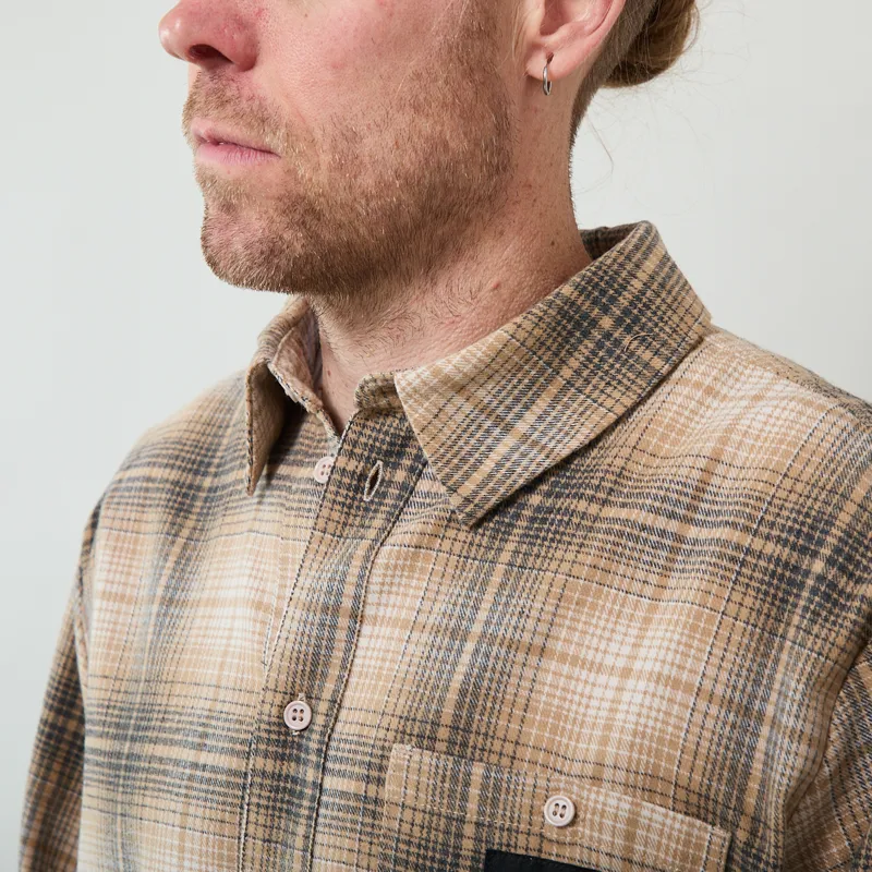 Stan Ray Flannel Shirt Khaki Plaid-3