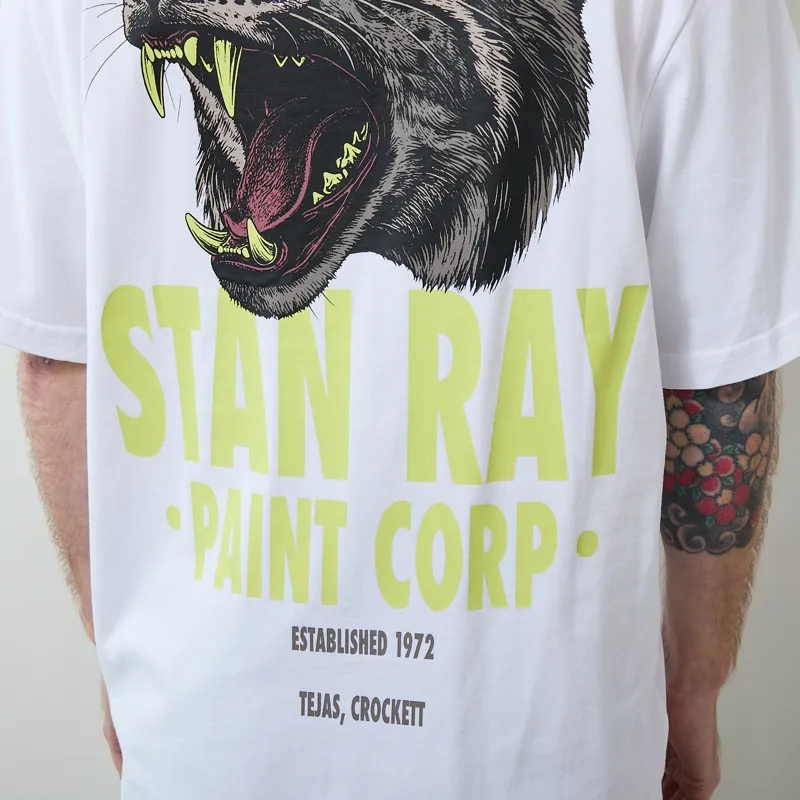 Stan Ray Paint Corp T Shirt White-4