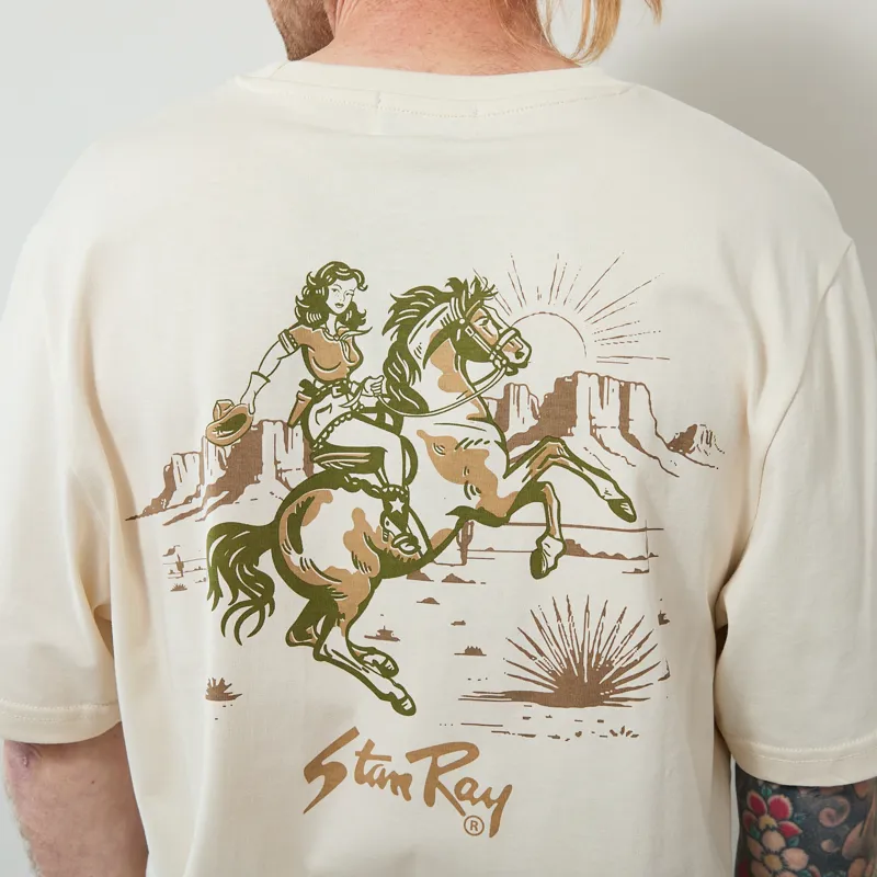 Stan Ray Lady Luck T Shirt Natural-3