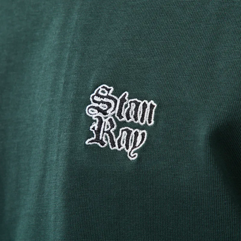 Stan Ray Fracktur T Shirt Pineneedle-3