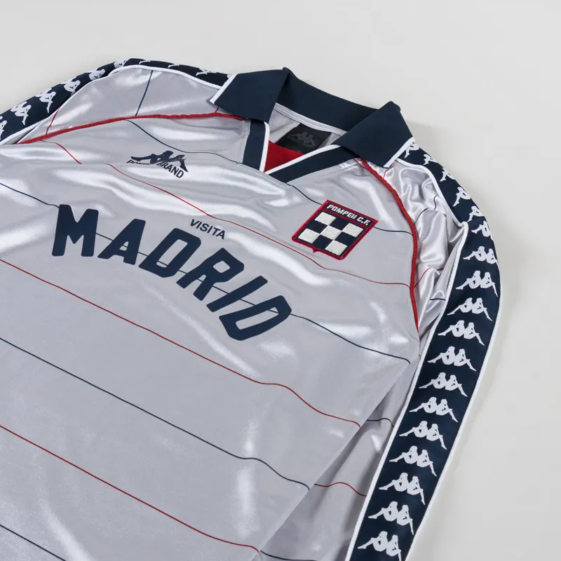 Pompeii x Kappa Away Football Shirt Silver-2