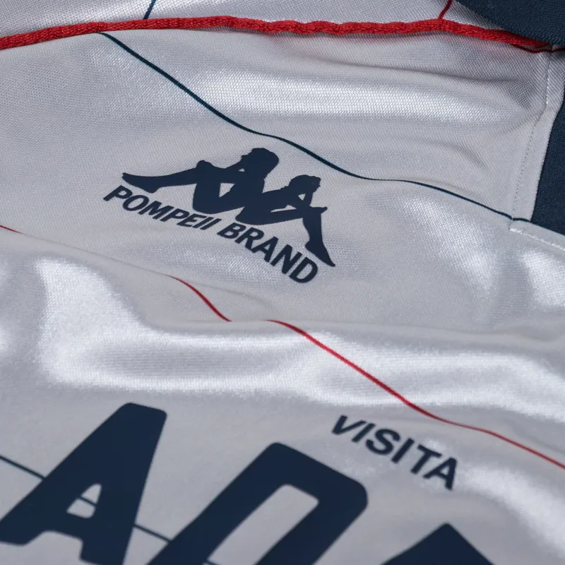 Pompeii x Kappa Away Football Shirt Silver-5