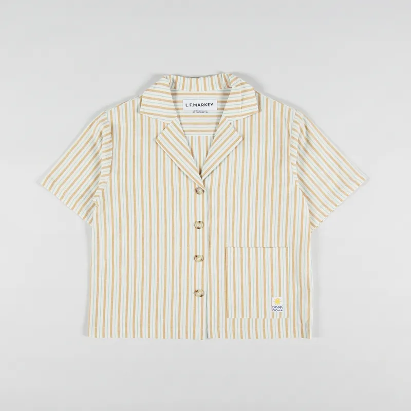 L.F.Markey Womens Abel Shirt Citrus Stripe