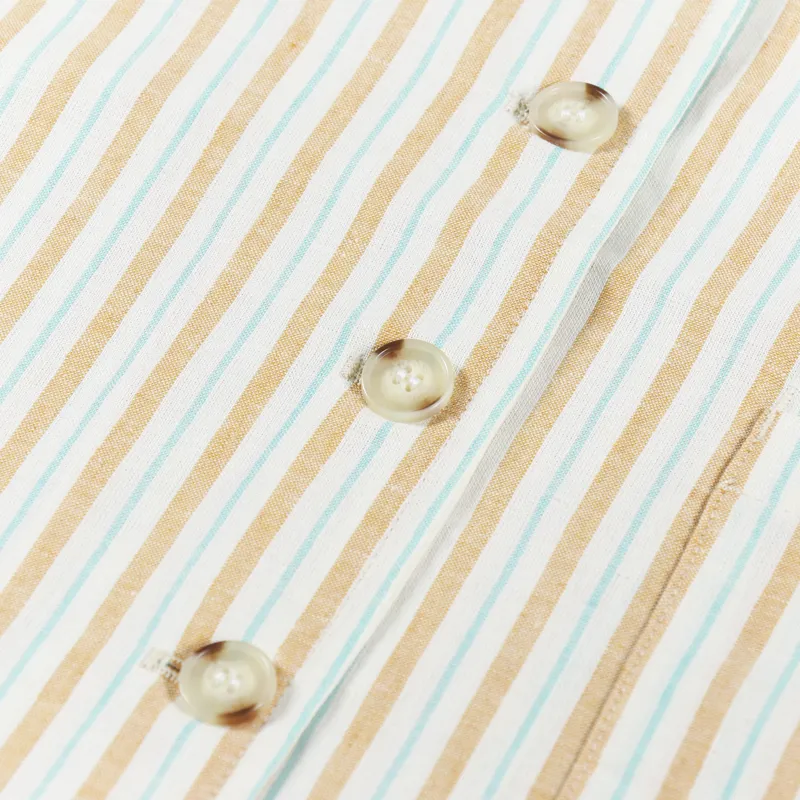 L.F.Markey Womens Abel Shirt Citrus Stripe-3