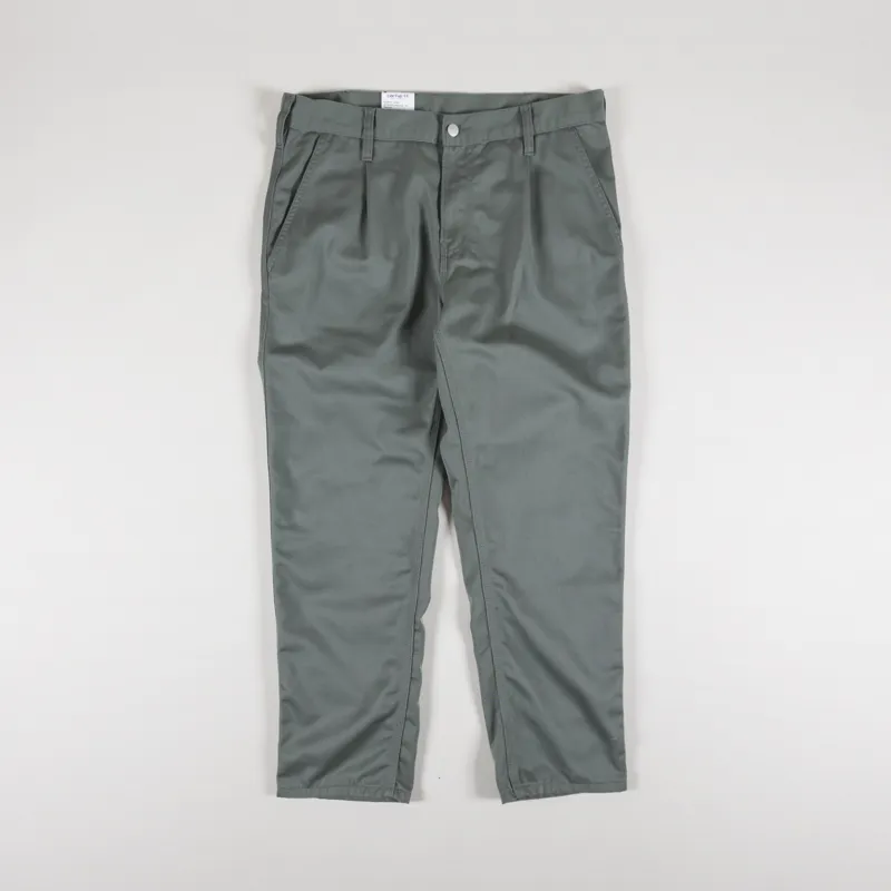 Carhartt WIP Abbott Pant Smoke Green Denison Twill-1