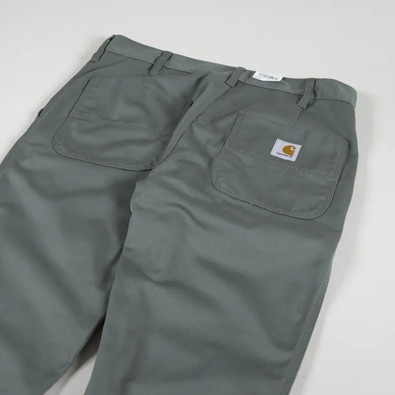Carhartt WIP Abbott Pant Smoke Green Denison Twill-4