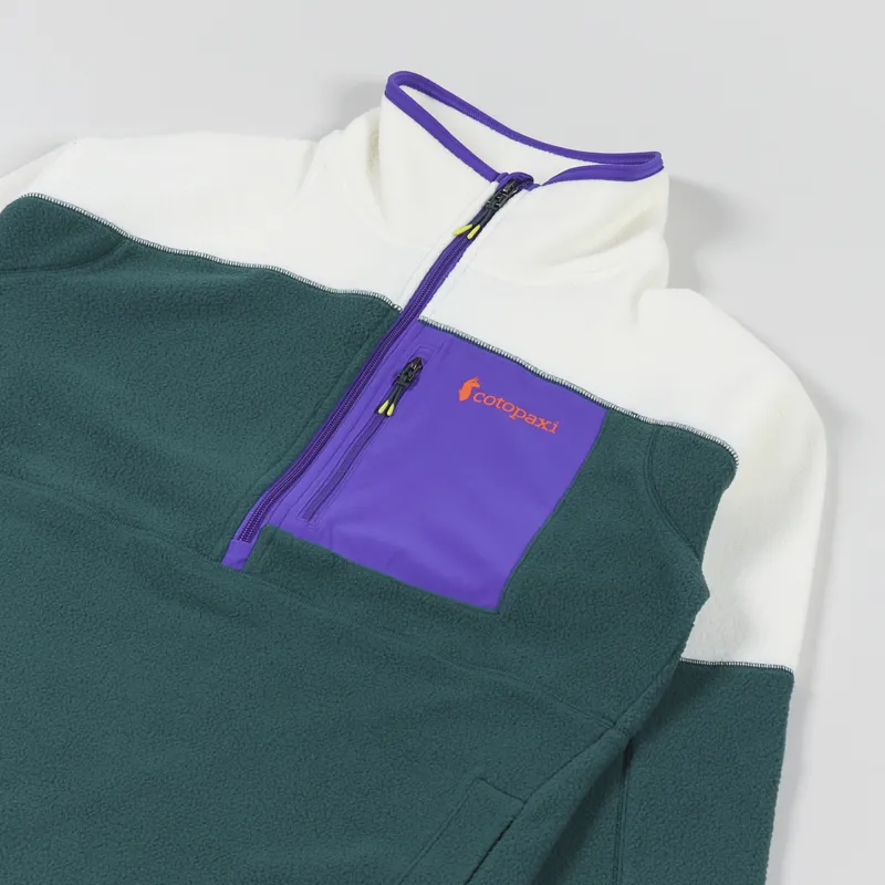 Cotopaxi Abrazo Half-Zip Fleece Jacket Bone Deep Ocean-2