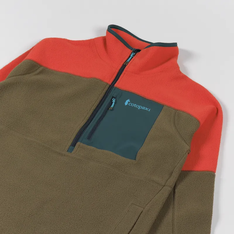 Cotopaxi Abrazo Half-Zip Fleece Jacket Canyon Oak-2