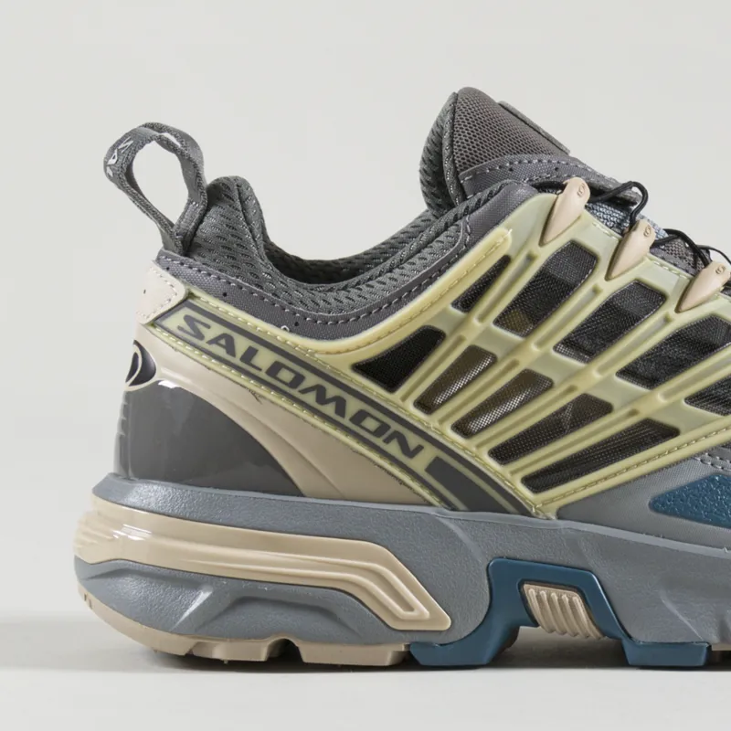 Salomon ACS Pro Shoes Pewter Monument Aegean Blue-5