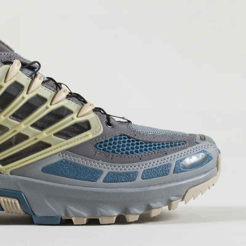 Salomon ACS Pro Shoes Pewter Monument Aegean Blue-6