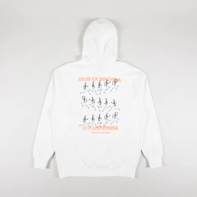 Deus Ex Machina Active Listening Hoodie Vintage White-1