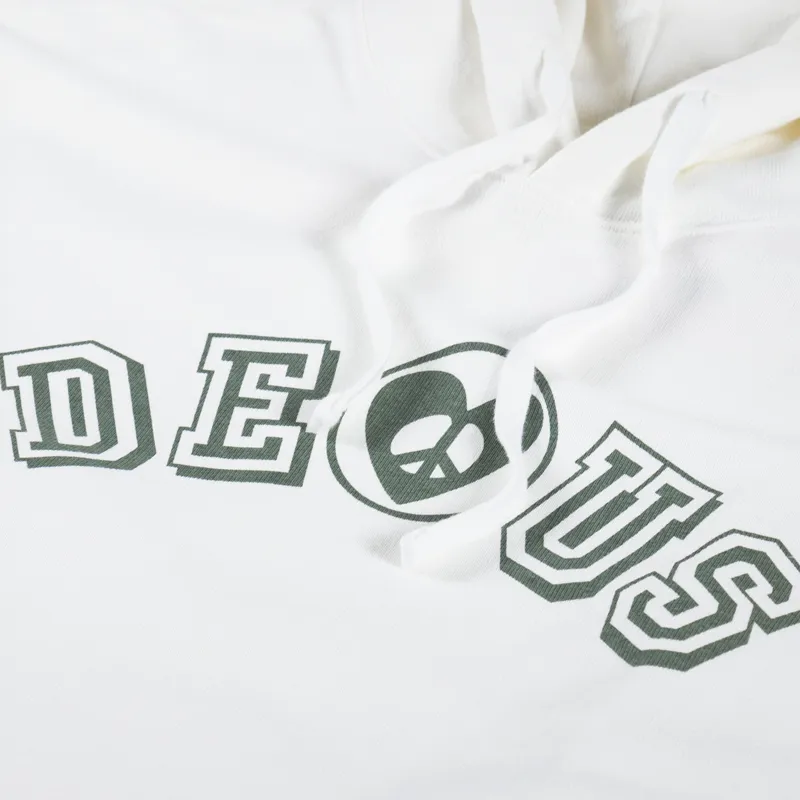 Deus Ex Machina Active Listening Hoodie Vintage White-3