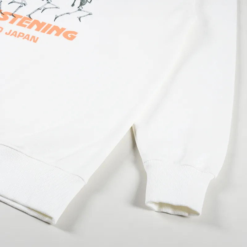 Deus Ex Machina Active Listening Hoodie Vintage White-5