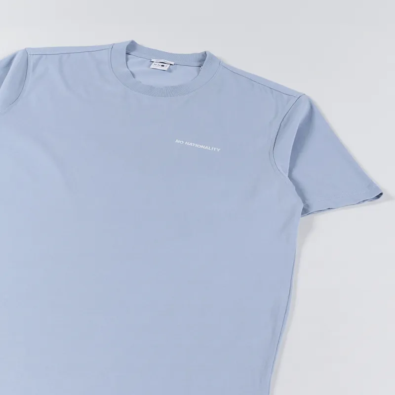 NN07 Adam Emb T Shirt Ashley Blue-2