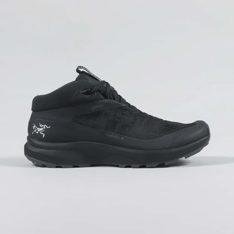 Arc'teryx Aerios FL Mid GTX Shoes Black Cinder-4