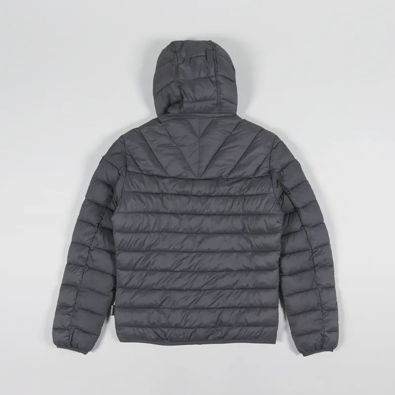 Napapijri Mens Insulated Winter Puffer Aerons Jacket Dark Grey