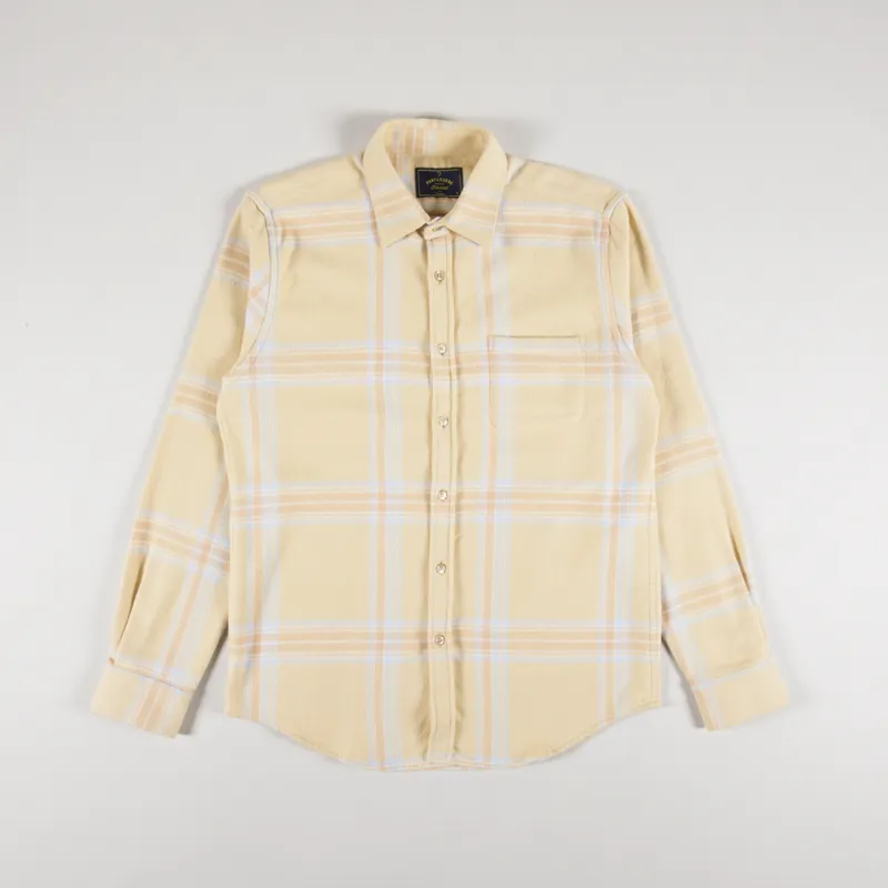 Portuguese Flannel After Shirt Hazelnut Check