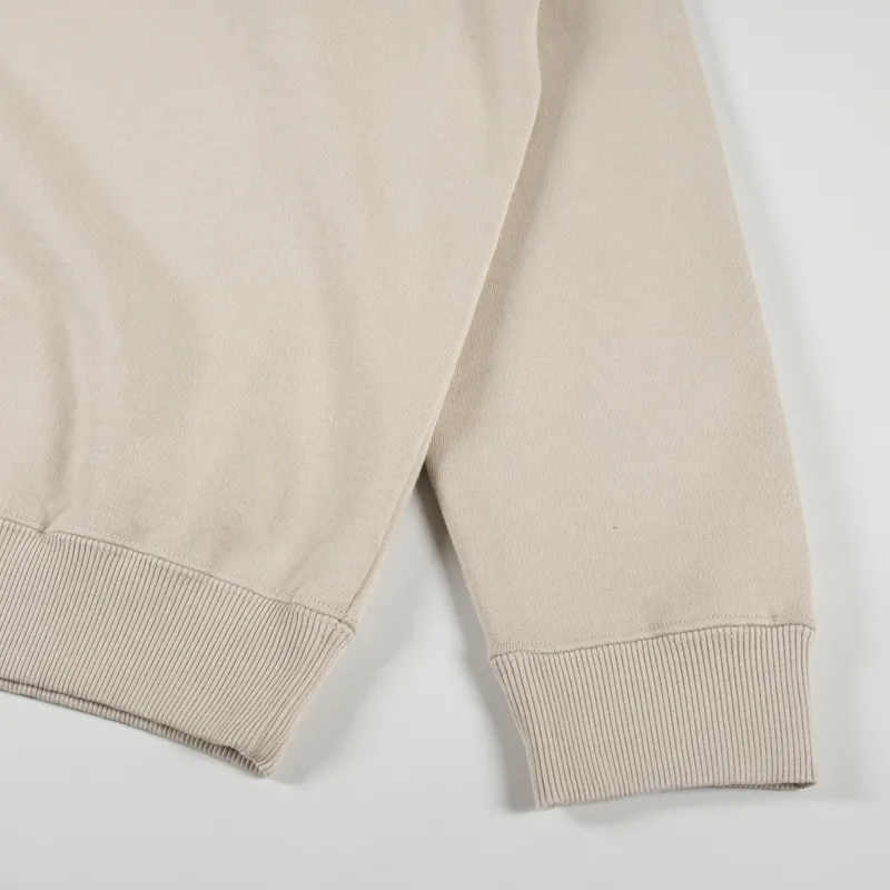 Edwin Agaric Village Sweatshirt White Pepper-4