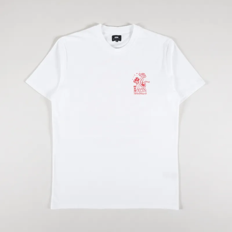 Edwin Agaric Village T Shirt White-1