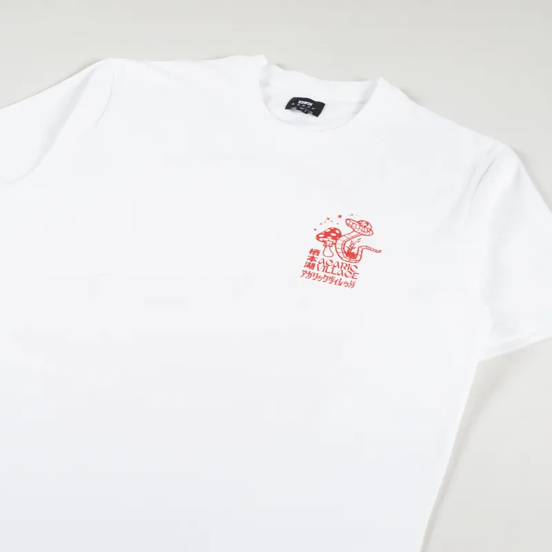 Edwin Agaric Village T Shirt White-3