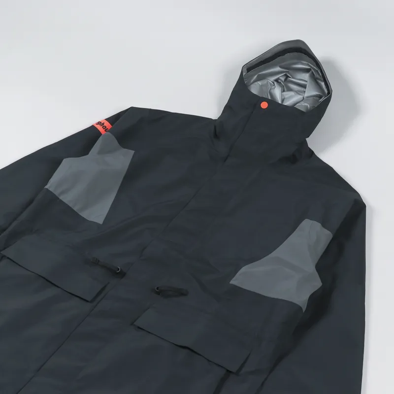 Men's Berghaus Waterproof Agorax Long GoreTex Jacket Black Parka