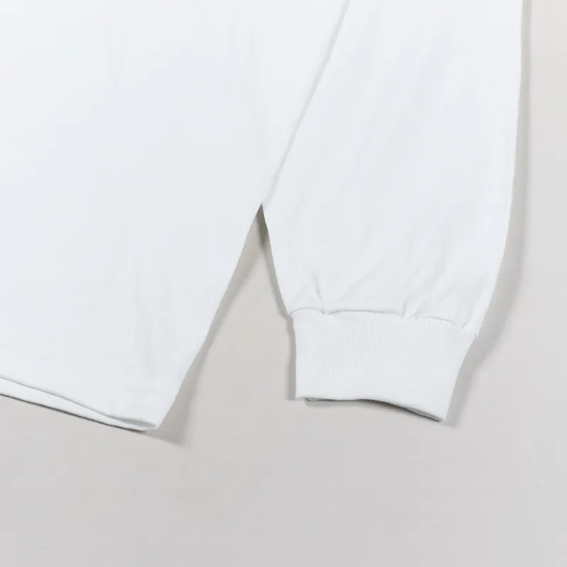 Anti Hero Long Sleeve Curb Riot T Shirt White Black-3