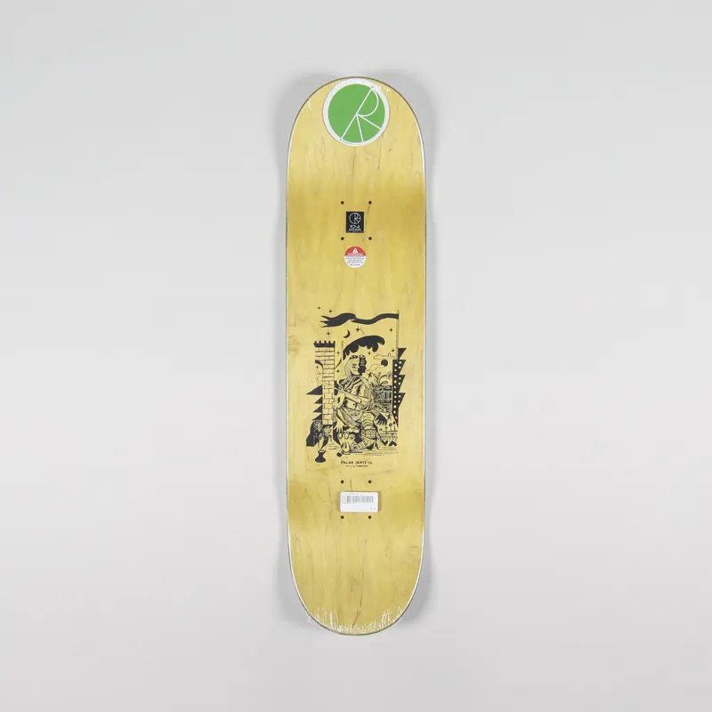 Polar Skate Co. Aaron Herrington Pot Demons Deck White 8.25 Inch-1
