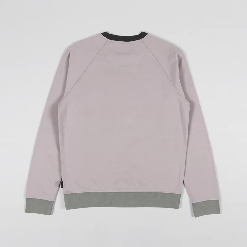 Patagonia Alpine Icon Regenerative Organic Cotton Crew Sweatshirt Stingray Mauve-1
