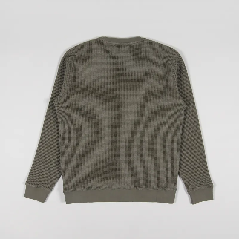 Admiral Sporting Goods Albion Waffle Sweatshirt Gargus Olive-1