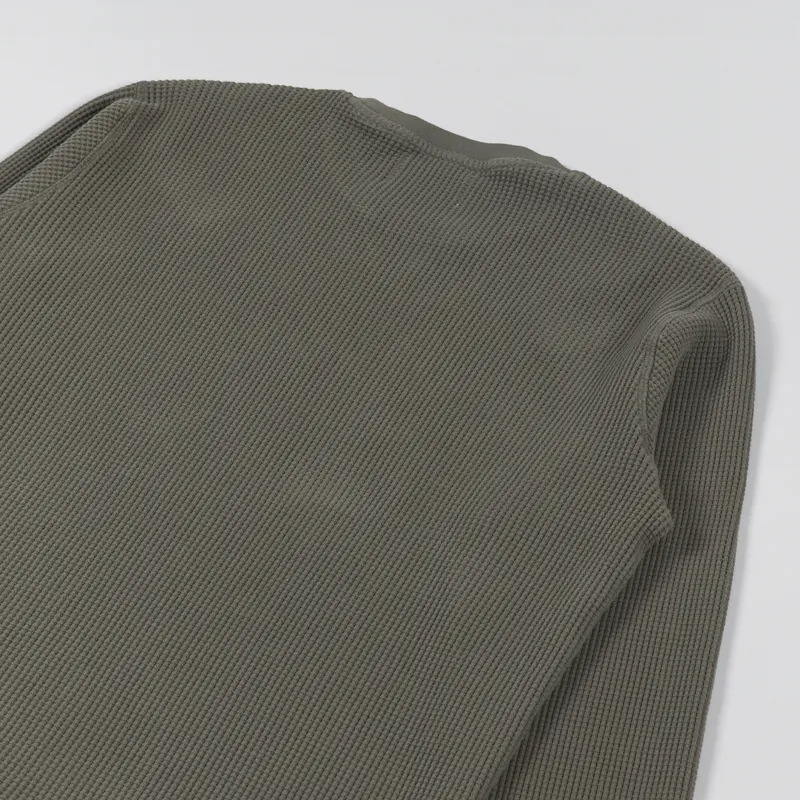 Admiral Sporting Goods Albion Waffle Sweatshirt Gargus Olive-3