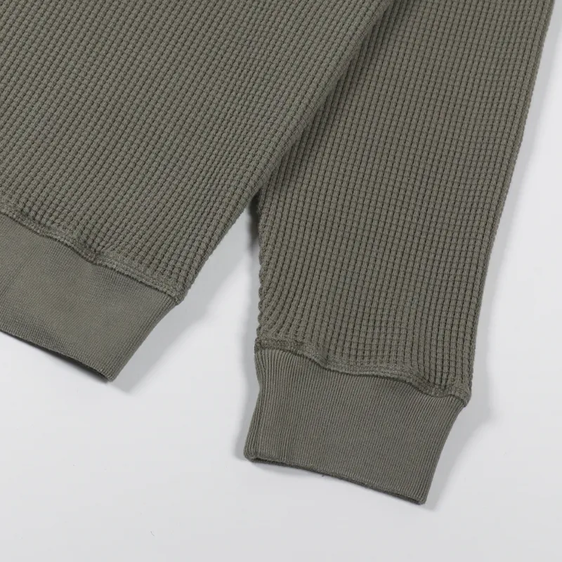 Admiral Sporting Goods Albion Waffle Sweatshirt Gargus Olive-5