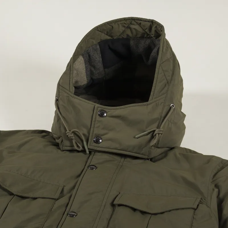 Woolrich Aleutian Field Down Jacket Dark Green-5