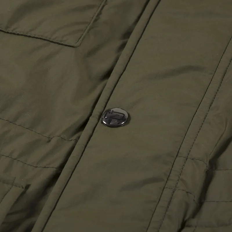 Woolrich Aleutian Field Down Jacket Dark Green-7