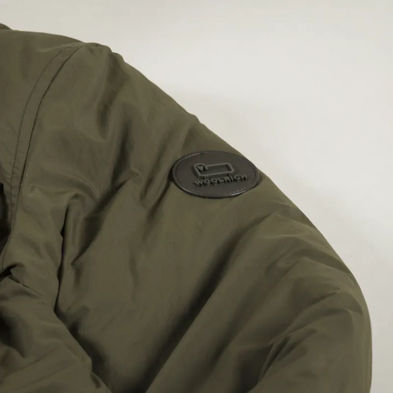 Woolrich Aleutian Field Down Jacket Dark Green-10